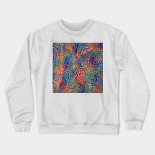 Primary Colors Design Crewneck Sweatshirt